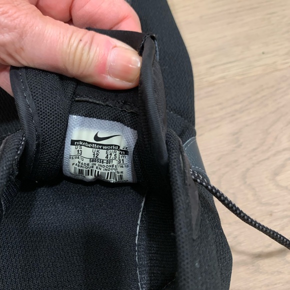 men’s Nike Cortez black on black - Picture 4 of 6